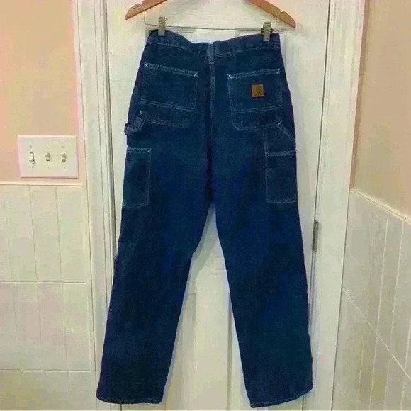 Carhartt Super High Rise Original Dungaree Fit B13-DST 30 x 32 - Picture 8 of 11